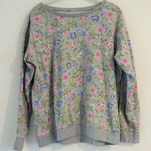 Floral sweater